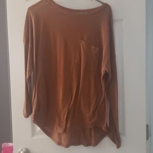 Mustard colored long sleeve